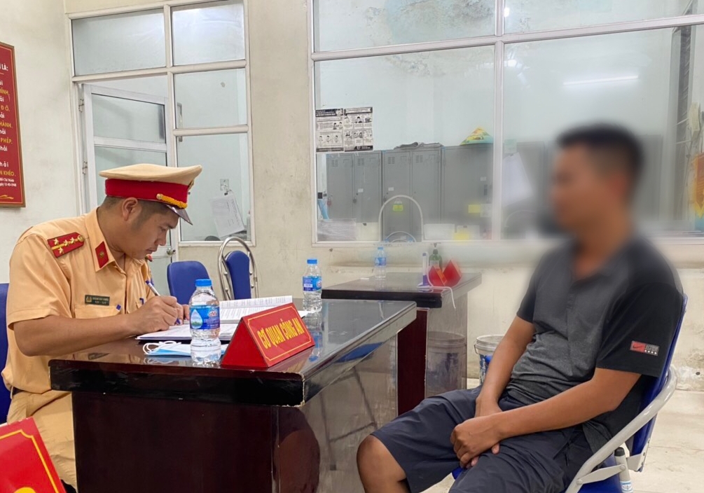 Phòng Cảnh sát giao thông đường bộ - đường sắt: Phát hiện 01 trường hợp điều khiển phương tiện trong cơ thể có chất ma túy